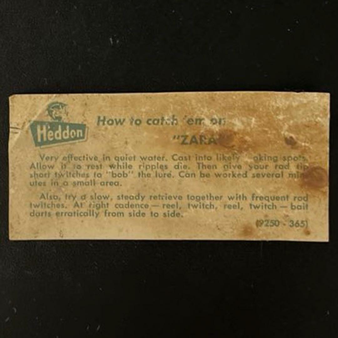 廃盤 ヘドン ザラスプーク 1st ファーストザラ 金目 SS