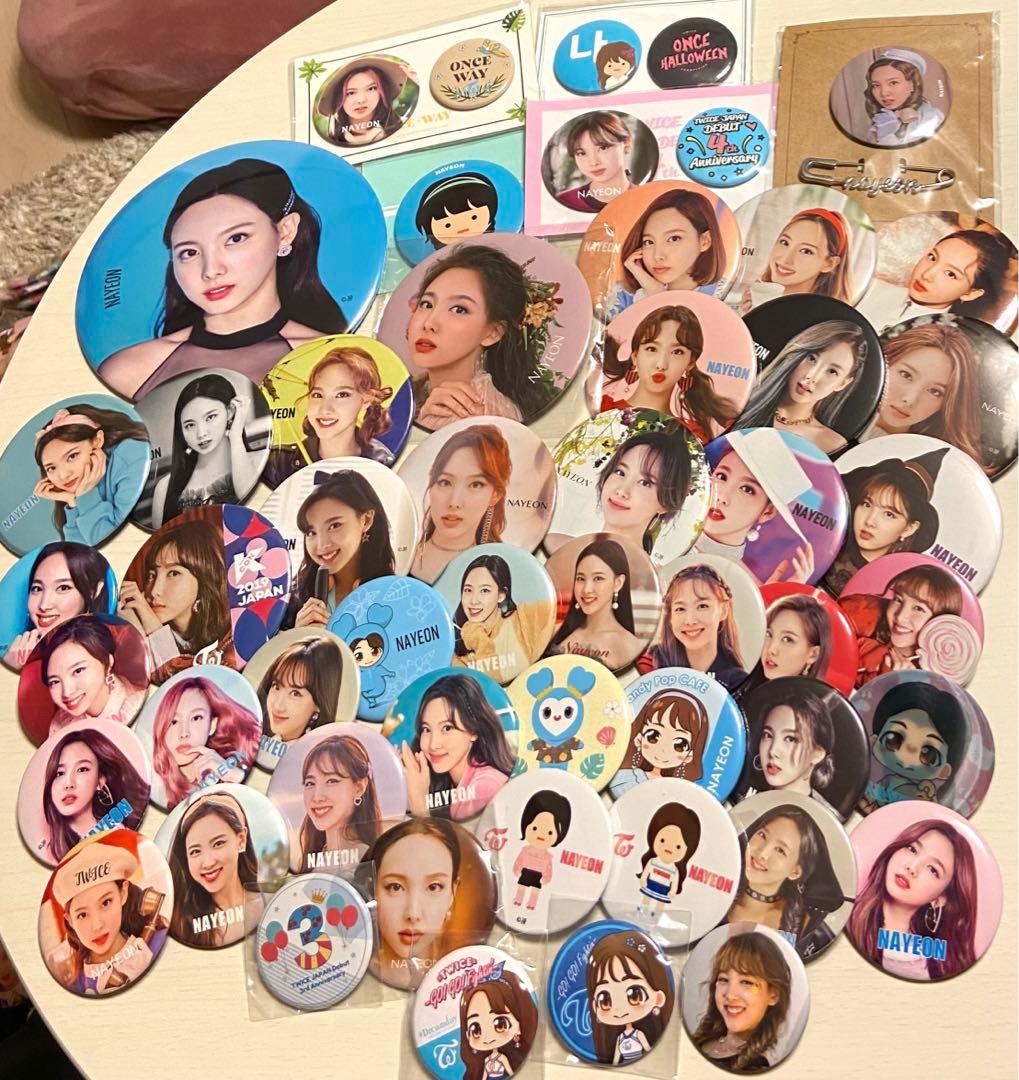 TWICE ナヨン 缶バッジ 缶バッチ マグネット 当選品 コンプ セット