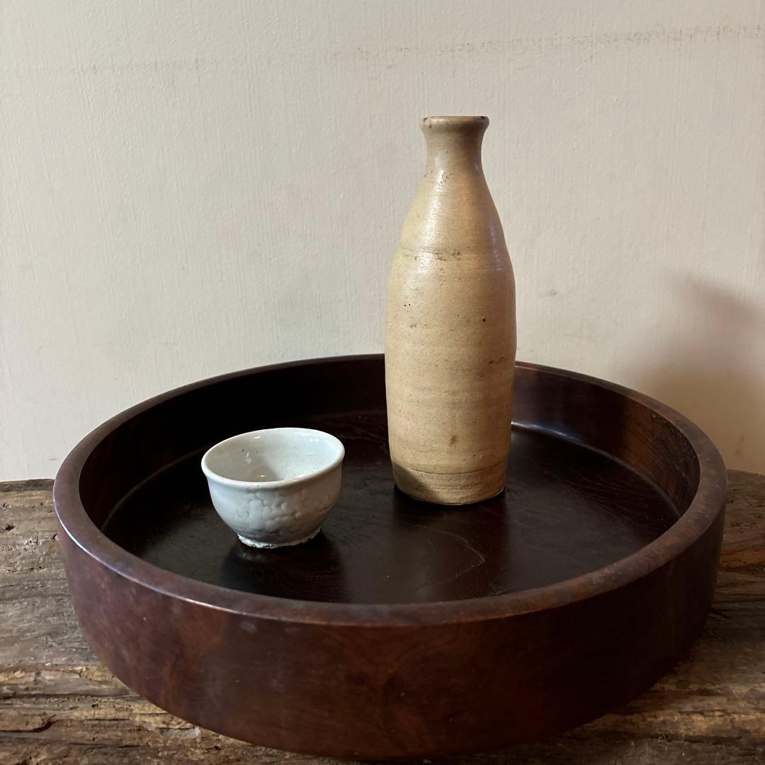 白丹波徳利　古美術　古道具　アンティーク　青山二郎　古陶磁　古民芸　酒器　李朝