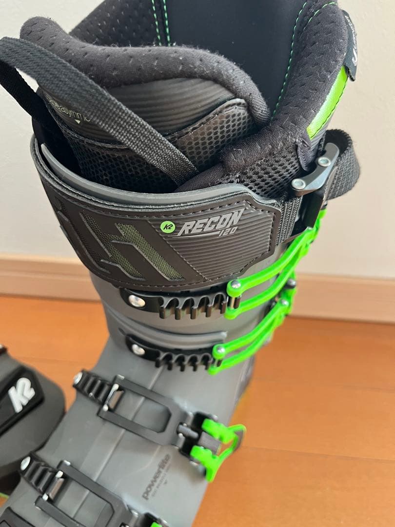 K2 Recon 120 スキーブーツ グレー/グリーン