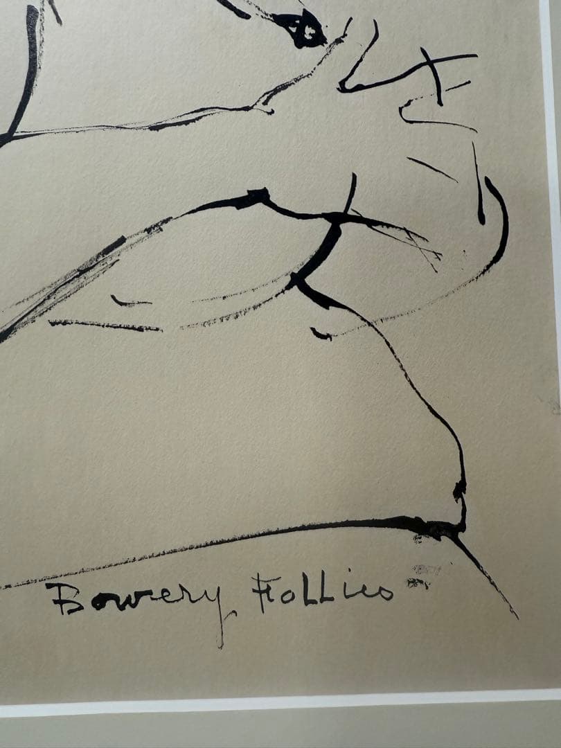 エゴン・シーレ 肉筆 Barney Hollis 水墨画 New York