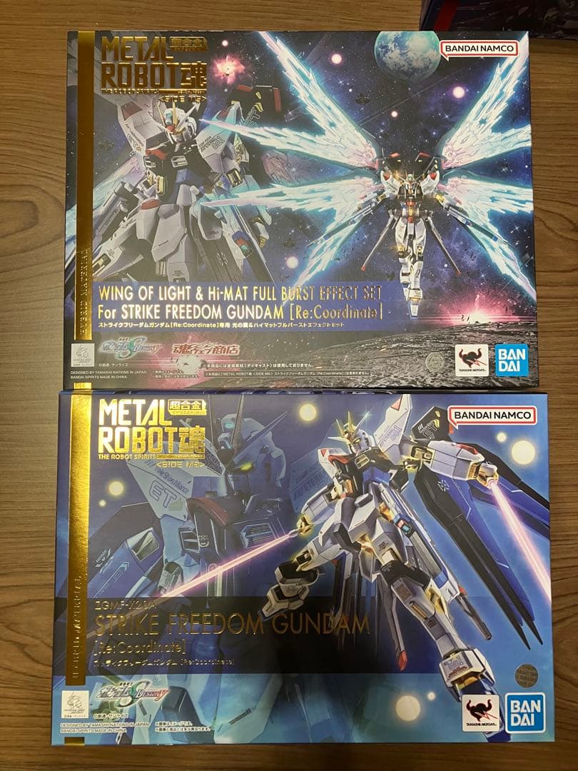 【メタルロボット魂】ストフリ&専用エフェクト+デスティニー&専用エフェクト計4点