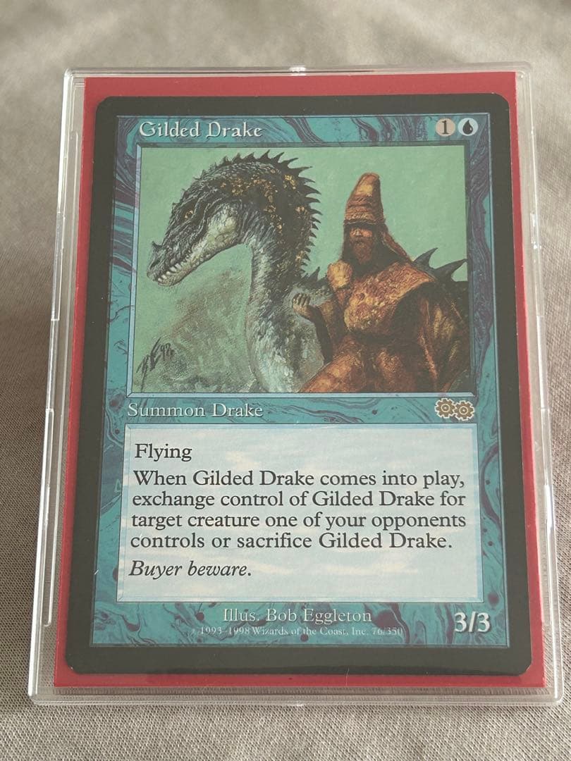 MTG 金粉のドレイク/Gilded Drake 英語版