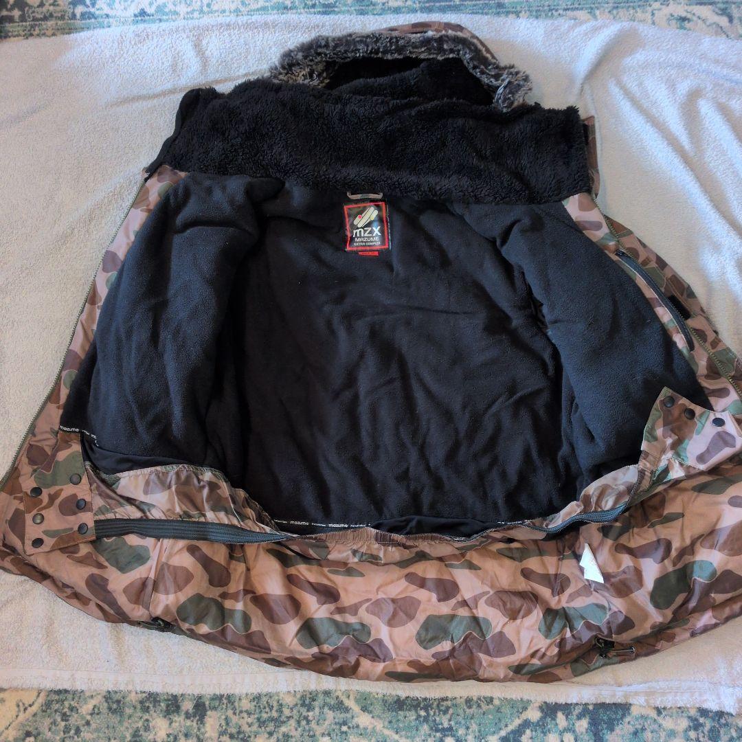 MAZUME防寒着上下　迷彩柄