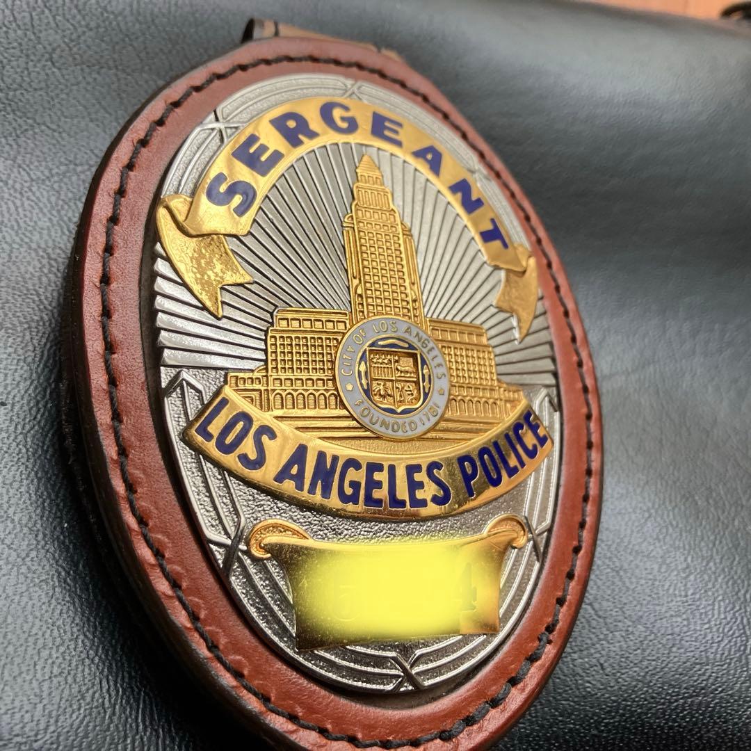 LAPD SERGENTランクバッジ SUNバッジタイプ レプリカKM企画製