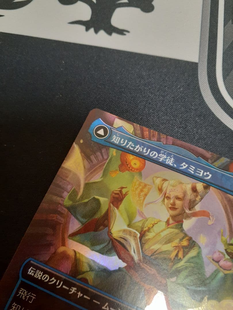 mtg 知りたがりの学徒、タミヨウ　日本語　テクスチャー　foil その2