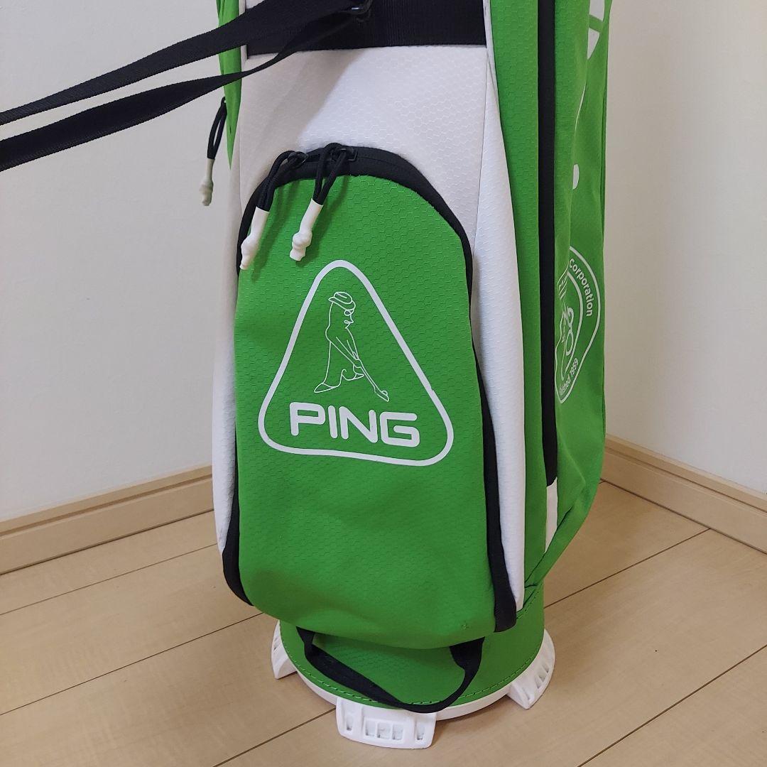 PING ピン キャディバッグ 軽量 グリーン/ホワイト ★美品