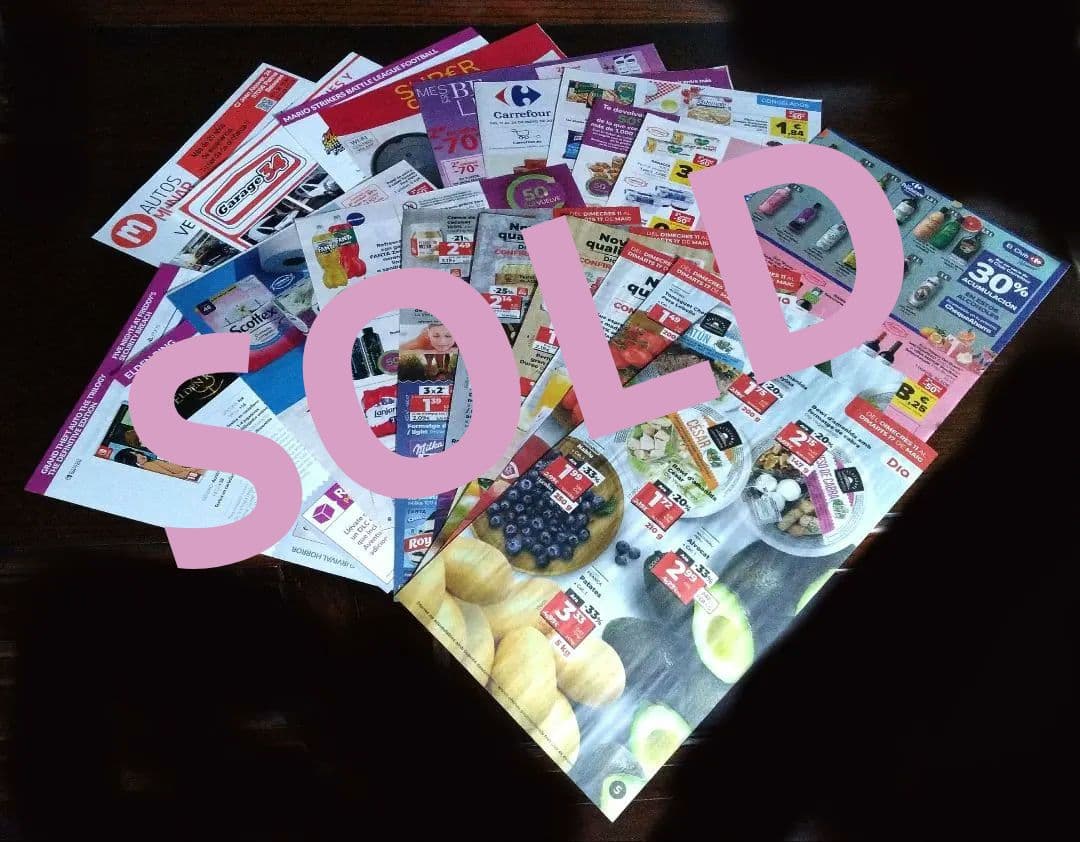 ⑤ 海外紙モノ 広告 フライヤー ちらし チラシ 20枚セット