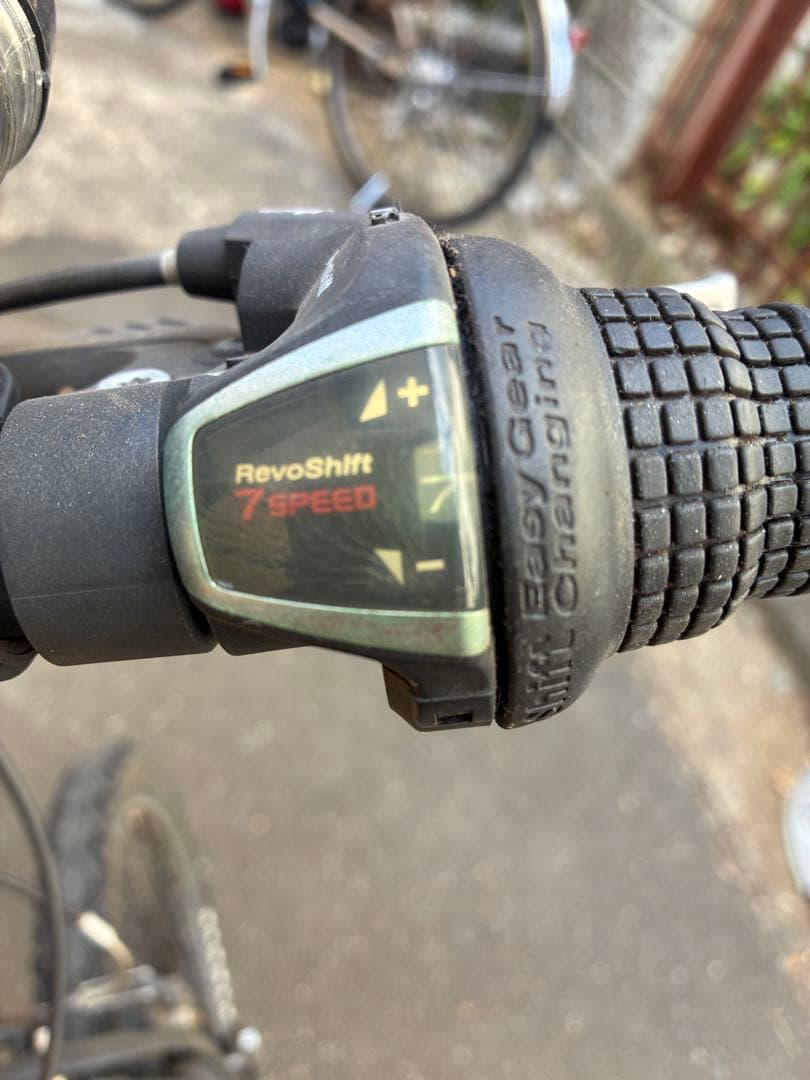 HUMMER 折りたたみ自転車 オレンジ 7段変速　引取り限定