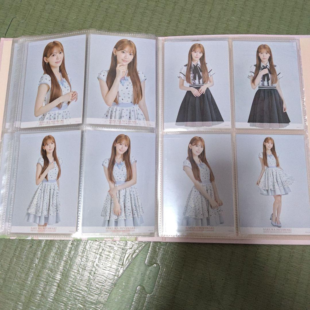 宮脇咲良　HKT卒コングッズ☆メモリアル生写真132枚フルコンプセット