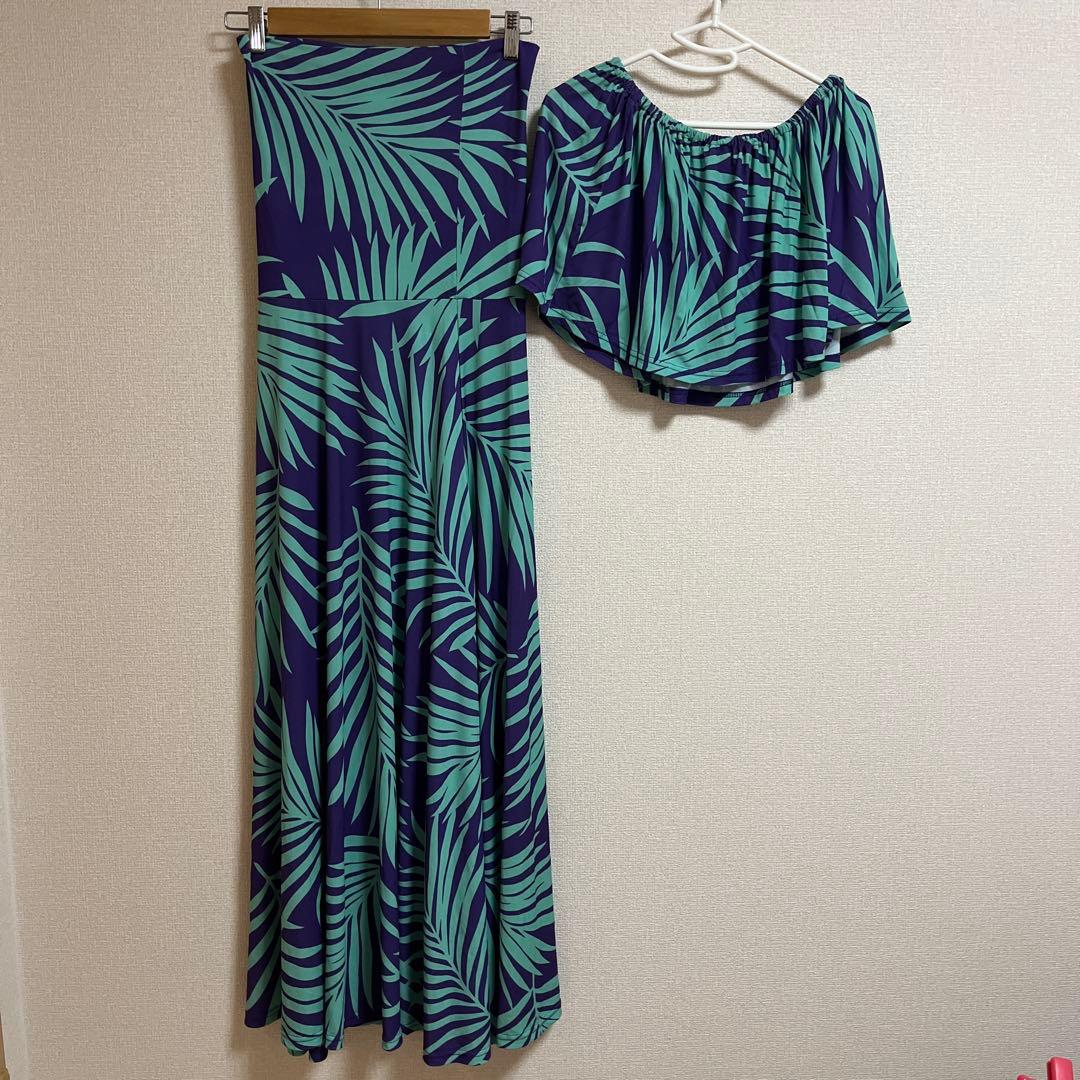 ALOHA STANDARDS リーフ柄 3WAYワンピース