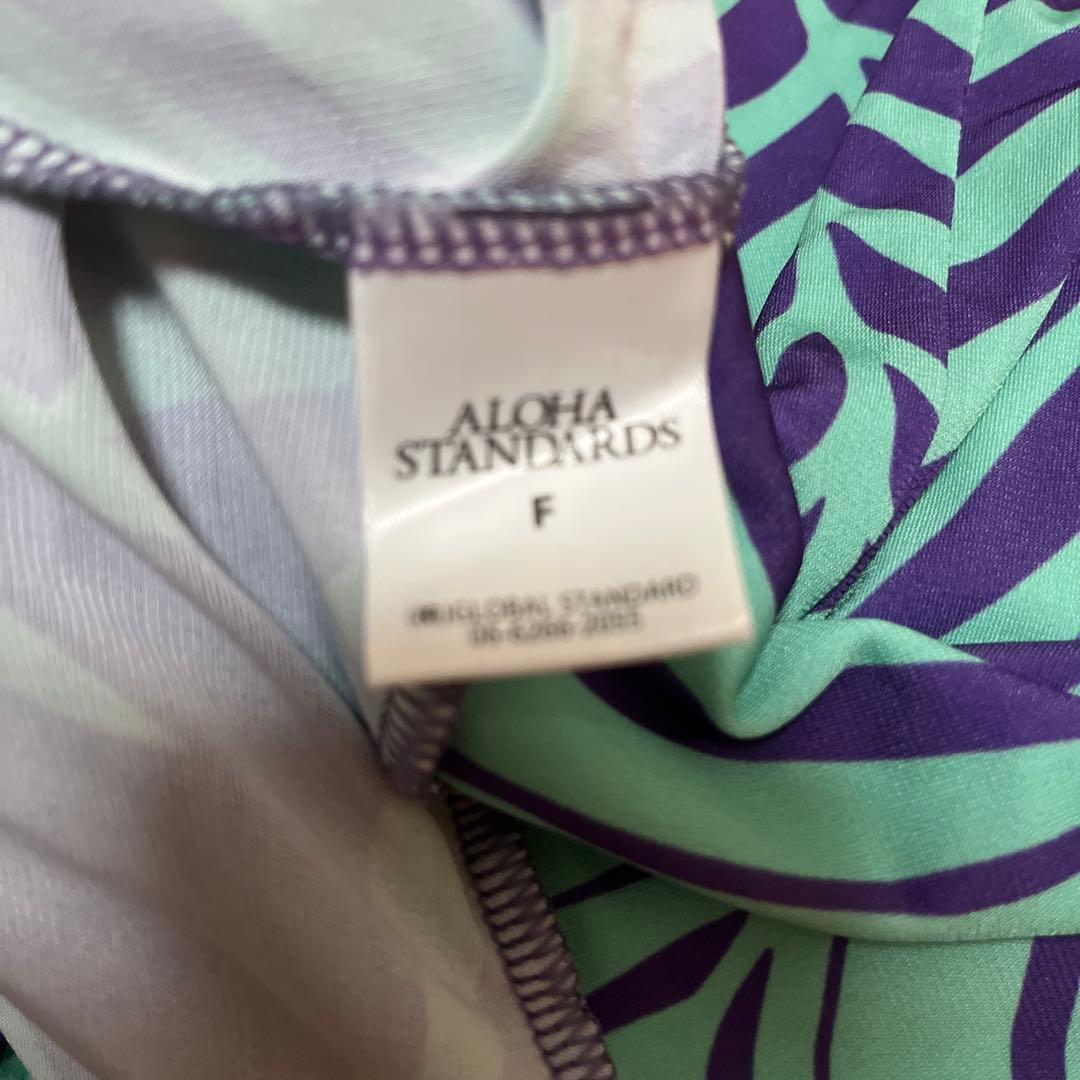 ALOHA STANDARDS リーフ柄 3WAYワンピース