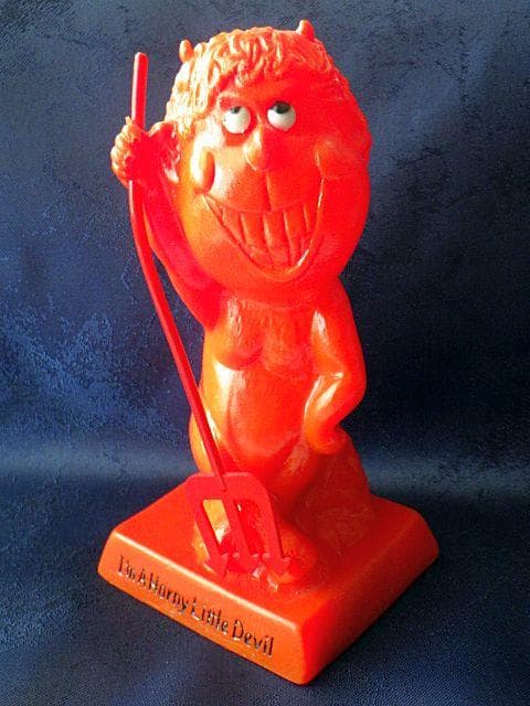 【1971年】ヴィンテージ レッドデビル メッセージドール アメリカ製 悪魔鬼