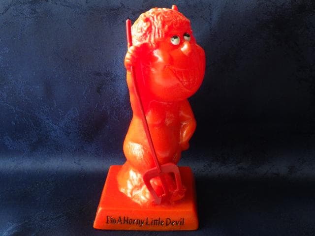 【1971年】ヴィンテージ レッドデビル メッセージドール アメリカ製 悪魔鬼