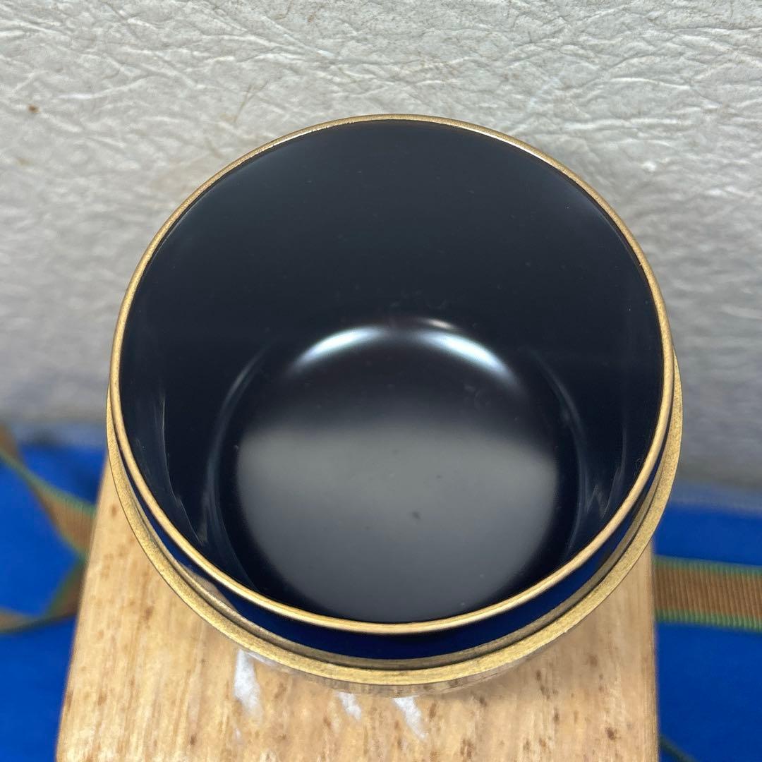 裏千家十四代 淡々斎の花押　今日 高台寺蒔絵中棗 共箱