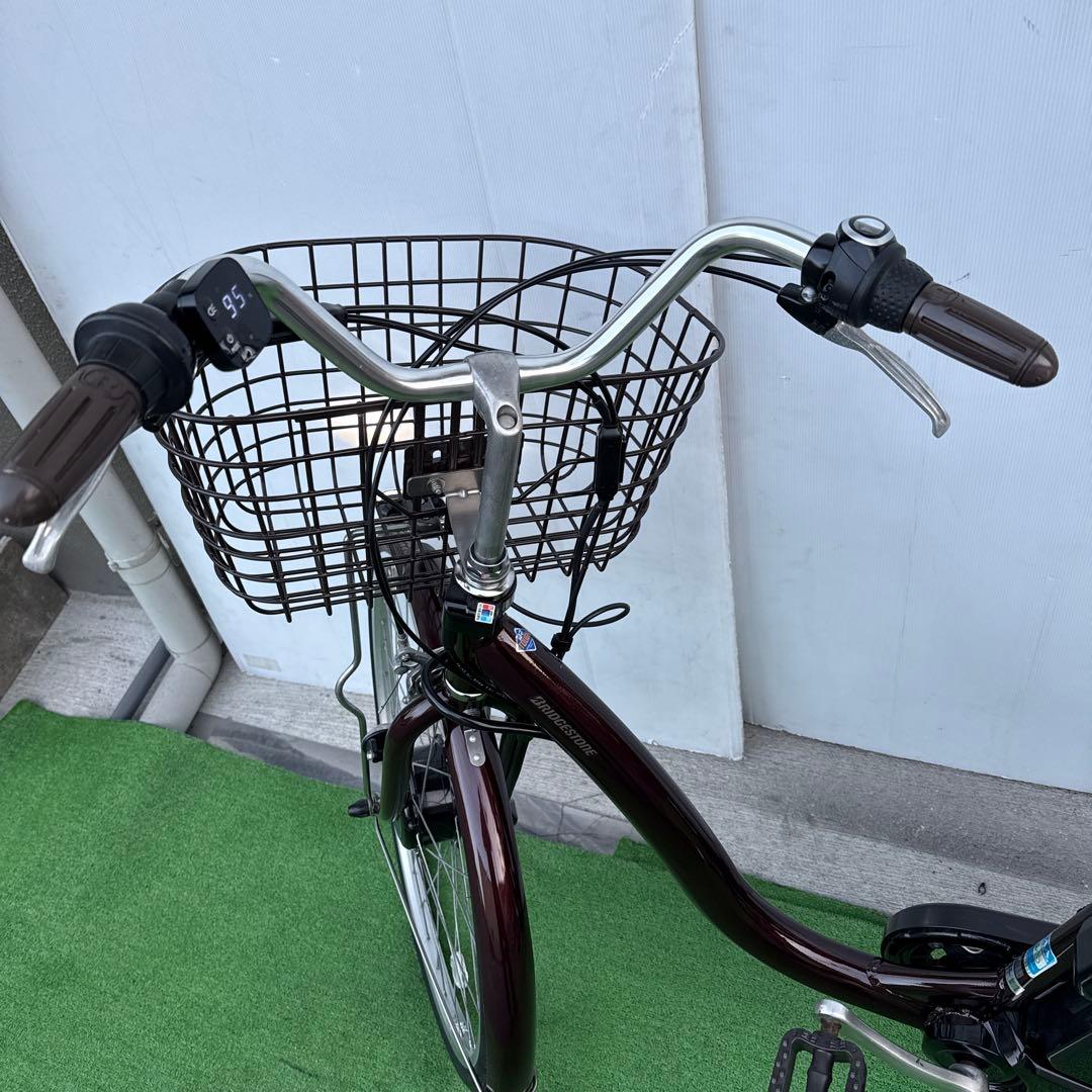 ブリヂストン アルベルト新型電動アシスト自転車26インチ ブラウン