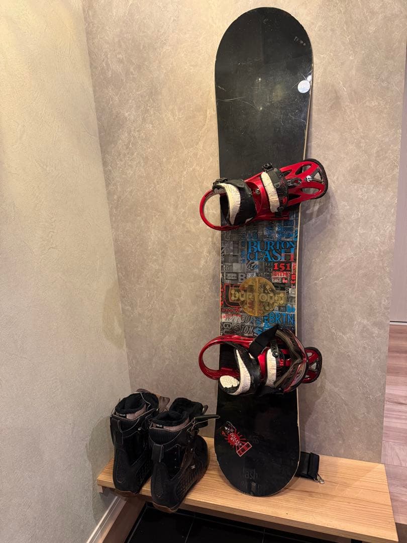 Burton Clash 151 スノーボード バインディング付き