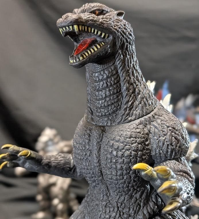 ＦＷゴジラ＆ガイガン（公開年発売版）＋機龍（現行サイズ）バンダイソフビ