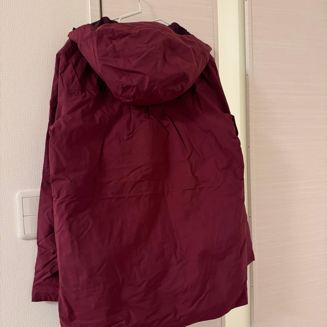 BURTON フード付き スノーボードウェア ワインレッドS