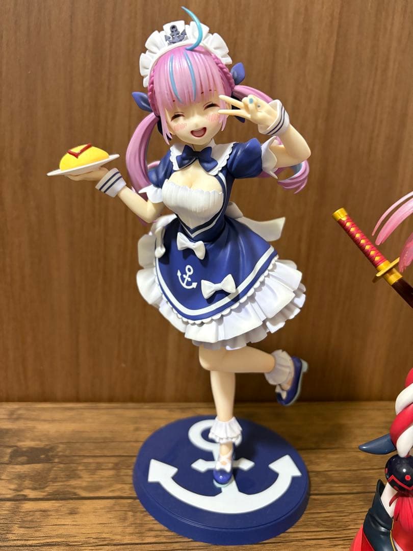 ホロライブ 百鬼あやめ 湊あくあ 紫咲シオン スケールフィギュア 特典パーツ付き