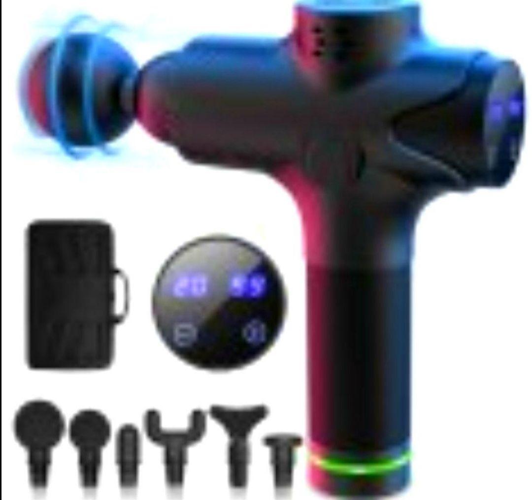 早い者勝ち♪筋膜リリースマッサージガン 電動 無段階変速  軽量 筋肉