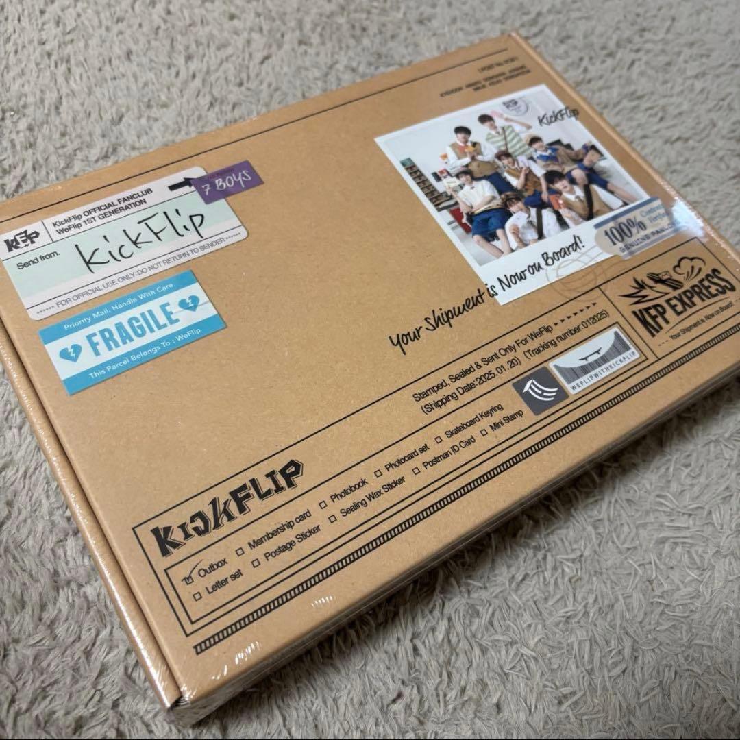kickflip 本国1期　ファンクラブ　fcキット　未開封品
