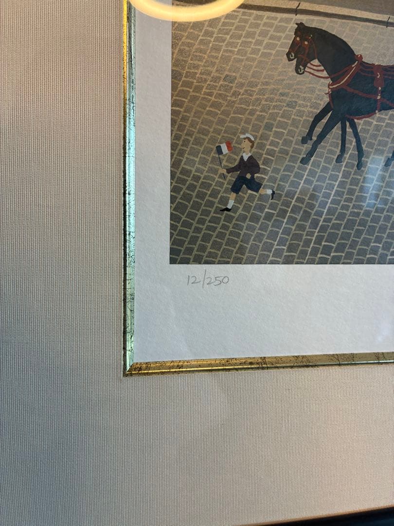 ミッシェルドラクロワ バギー・パレード・オン・シャンゼリゼ　 絵画