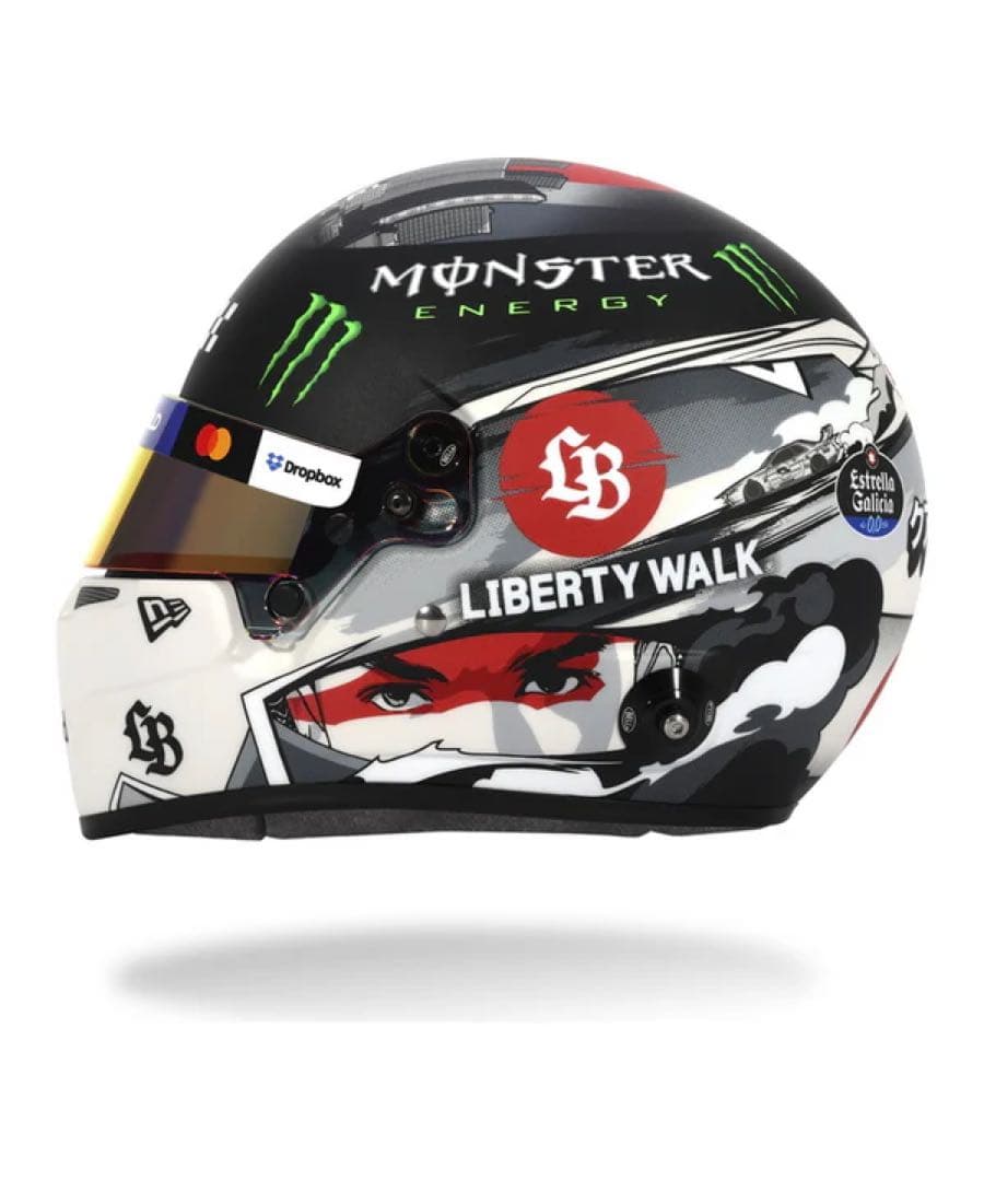 F1 ランド・ノリス　ヘルメット　1/2