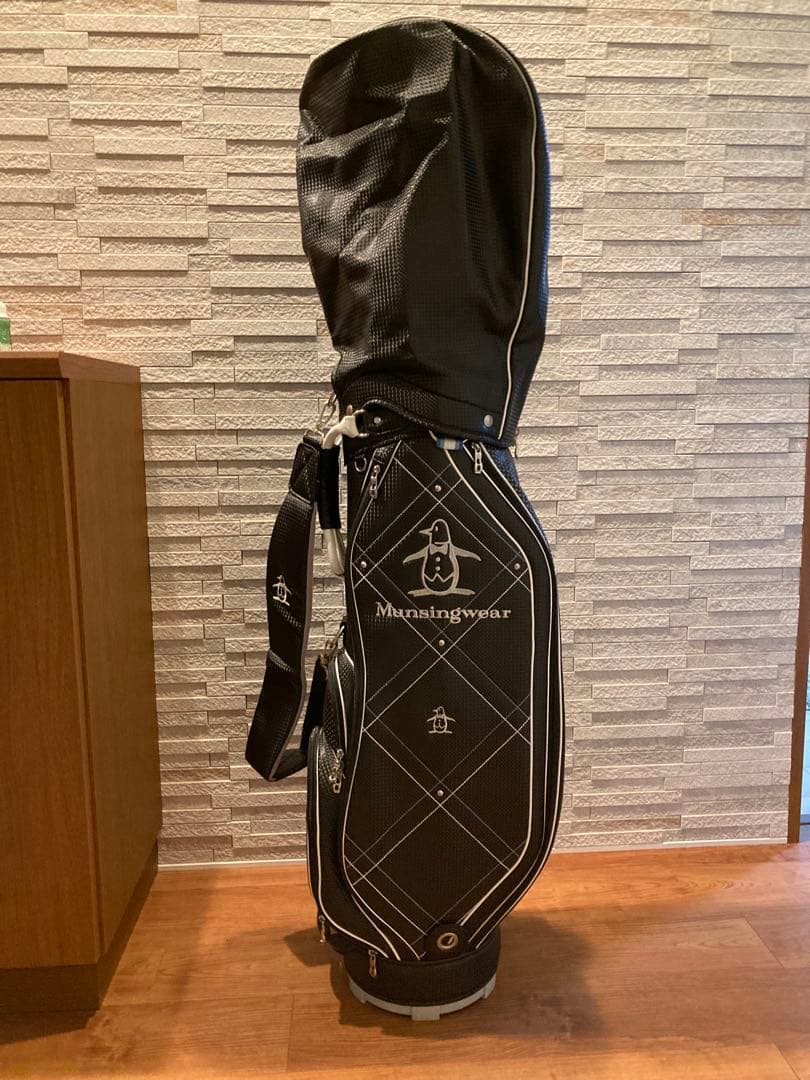 Munsingwear ゴルフバッグ ブラック　マンシング