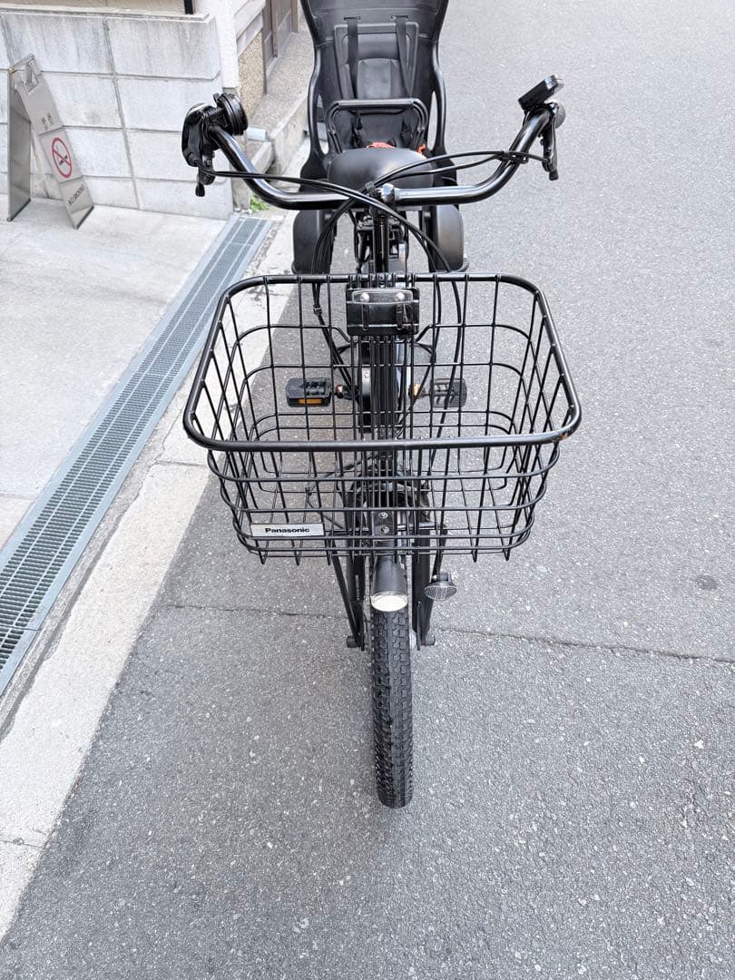 大阪府　子供乗せ　パナソニック 電動アシスト自転車　チャイルドシート付き