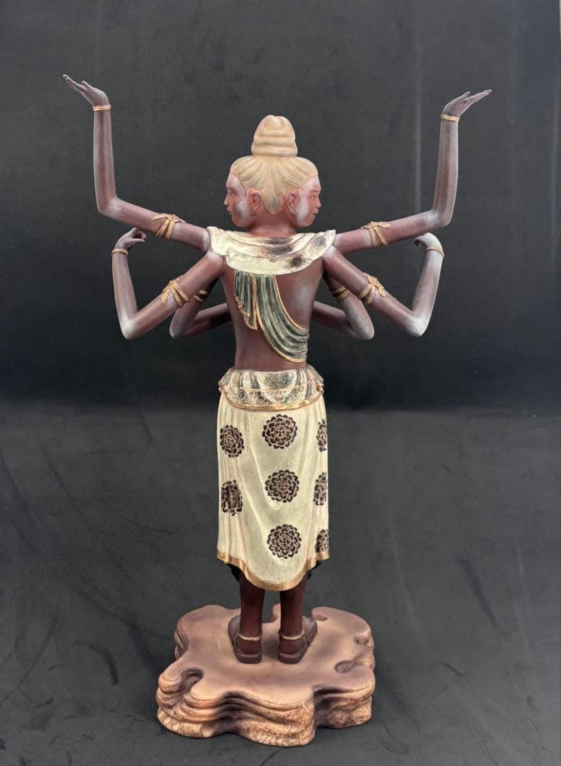 イスム スタンダード 30cm阿修羅 仏像 ポリストーン　美品