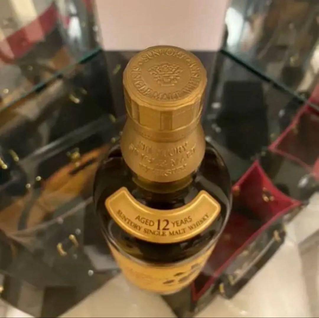 【希少】響マーク サントリー 旧デザイン シングルモルト 山崎12年 750ml