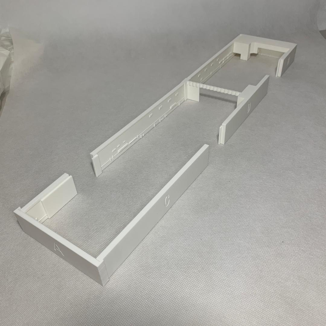 アメリカ海軍 空母 ジェラルド・R・フォード 1/350 格納庫 艦船模型