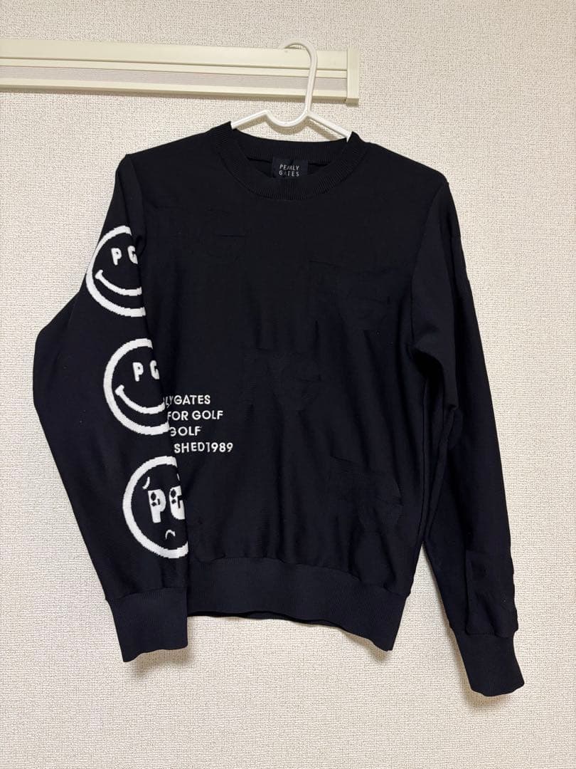 pearly gates パーリーゲイツ　ニコちゃん　ニット