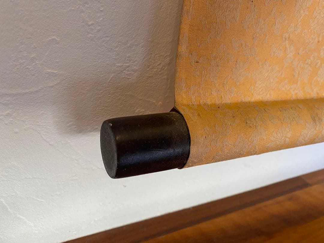 中国書画 民国画家　黄省三　筆 楓橋夜泊図　絹本水墨 山水画賛