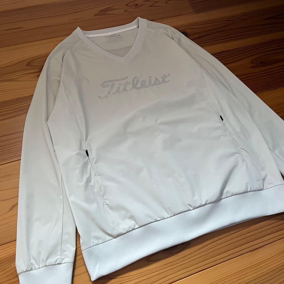 Titleist タイトリスト　Ｖネック　ライトプルオーバージャケット　L