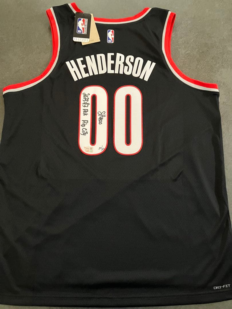 【23枚限定】スクートヘンダーソン《インスク》サインユニフォームfanatics