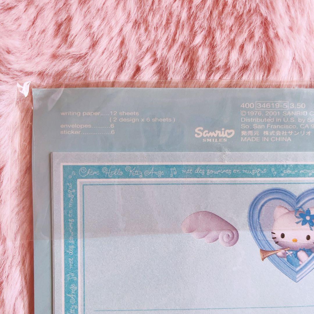 希少レア　ハローキティ　エンジェル　USA レターセット　アルバム　2001