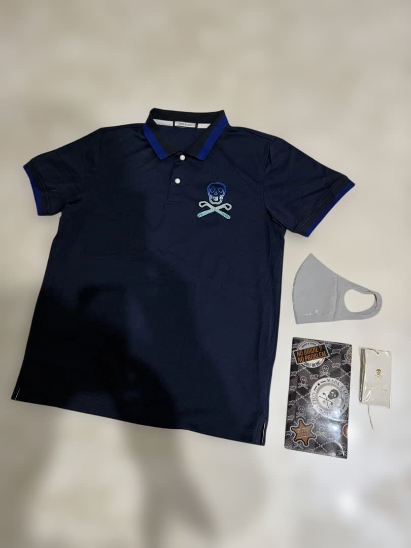 MARK & LONA ネイビー　ドライポロシャツ　希少3点セット