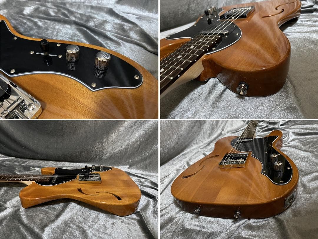 美品 限定生産モデル Schecter OL-PT-TH ホロウボディ