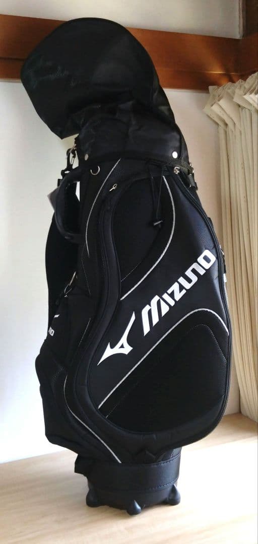 【新品】Mizuno ブラック キャディバッグ