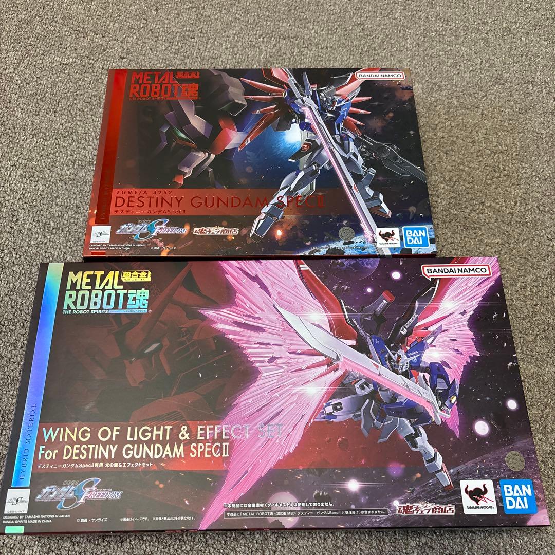 メタルロボット魂 デスティニーガンダムSpecII＆光の翼エフェクトセット