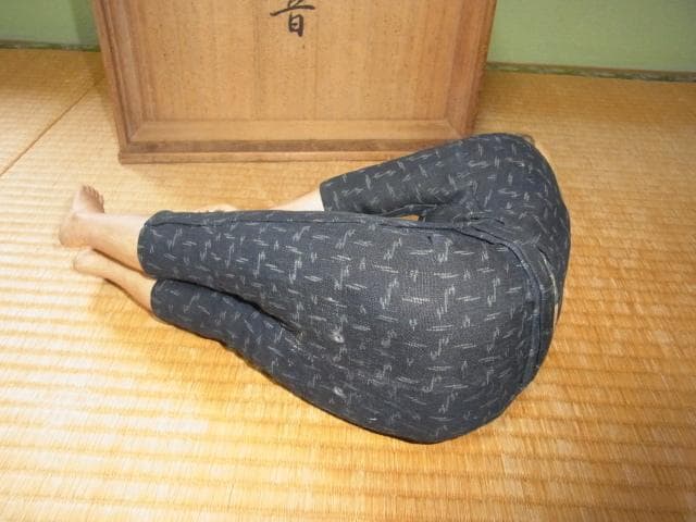 真作保証◆第八回 日本伝統工芸展作品◆桐塑人形 人間国宝 市橋とし子 『風の音』