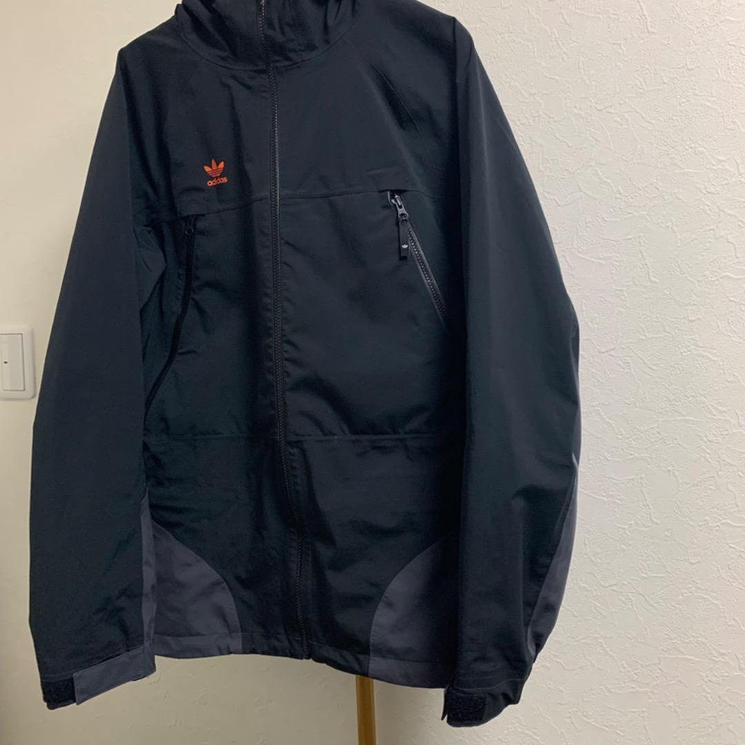 アディダス スキーウェア マウンテンパーカー M 黒 adidas 激レア