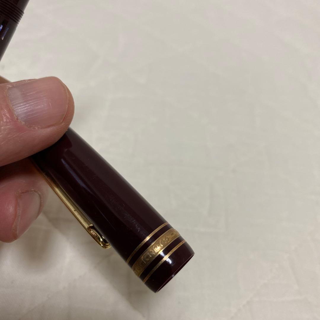 モンブラン 万年筆 146 ボルドー色