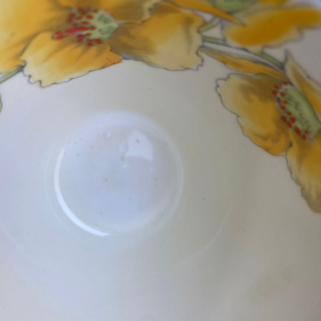 レア　フラワーハンドル　パラゴン　アイスランドポピー カップ　ソーサー　プレート