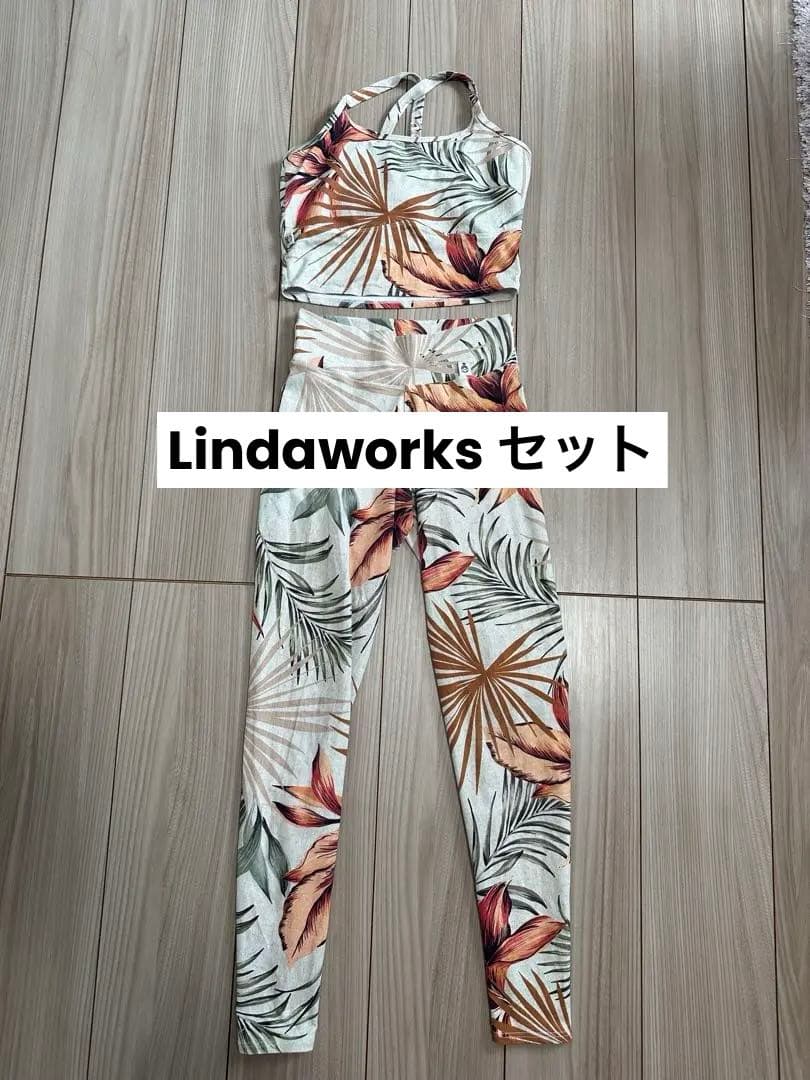 Lindaworks レギンスMミドルレングスブラP