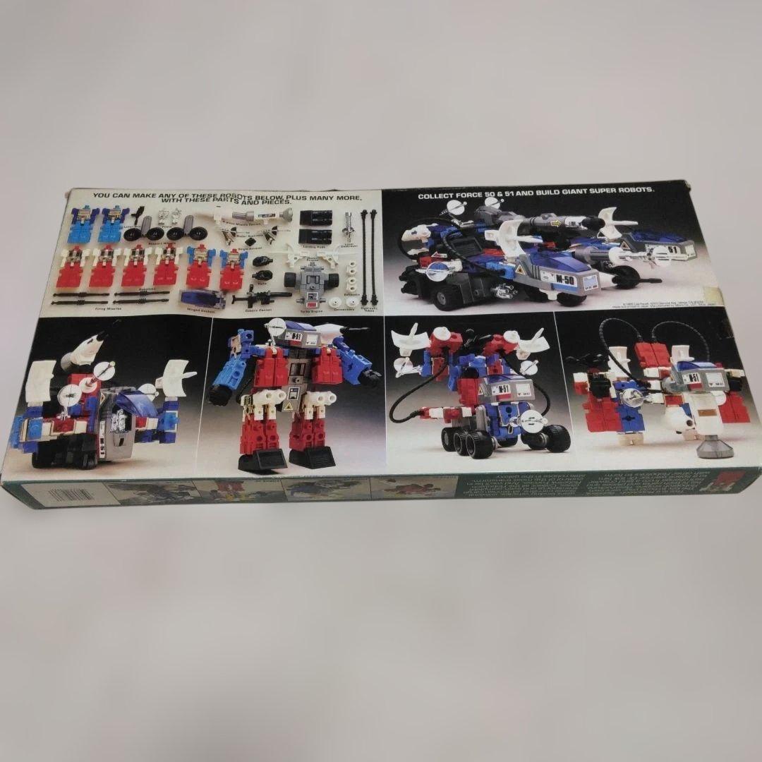 海外版(欠損あり) 合体戦士ブロックマン　タカラ　当時物1980年代