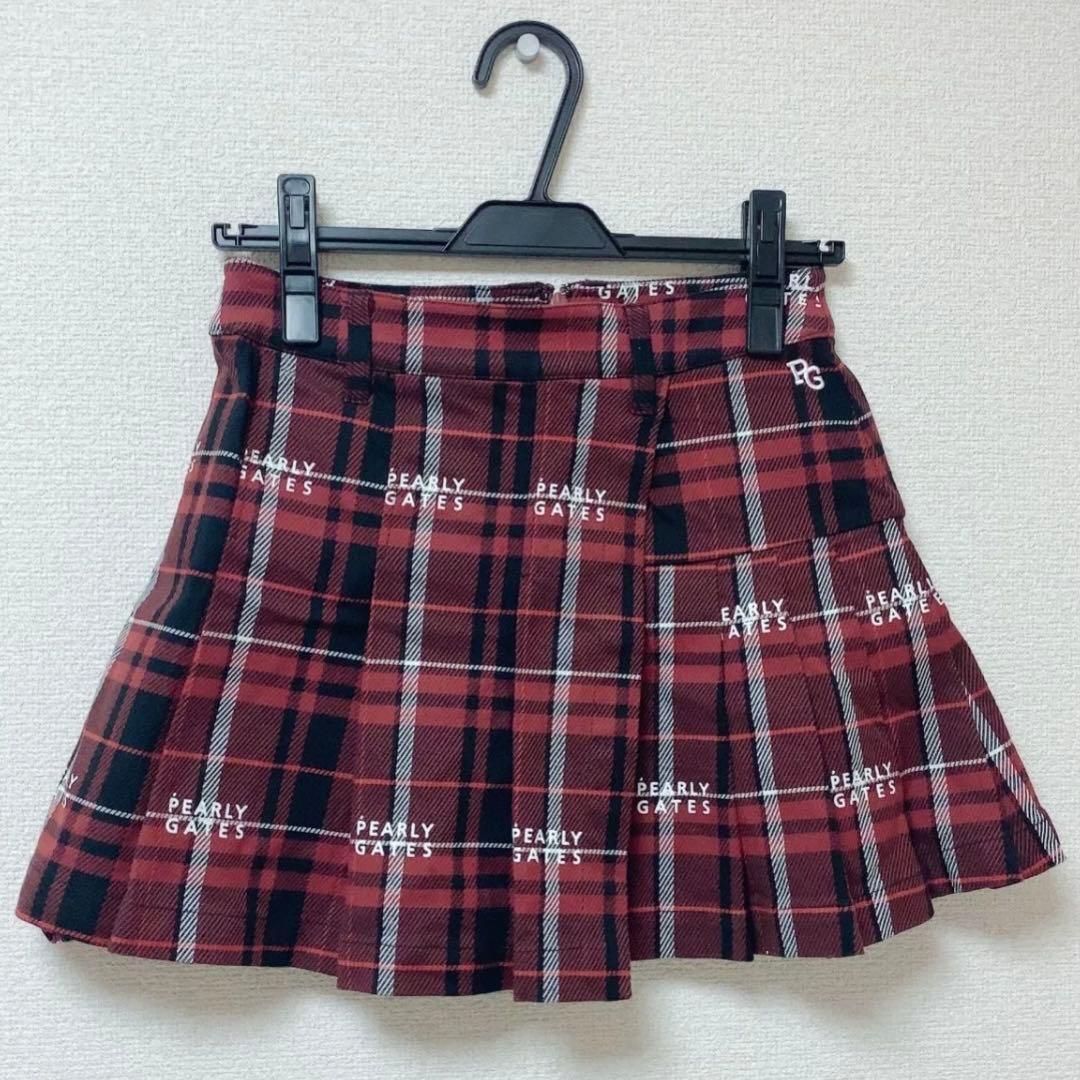 パーリーゲイツ　スカート　チェック