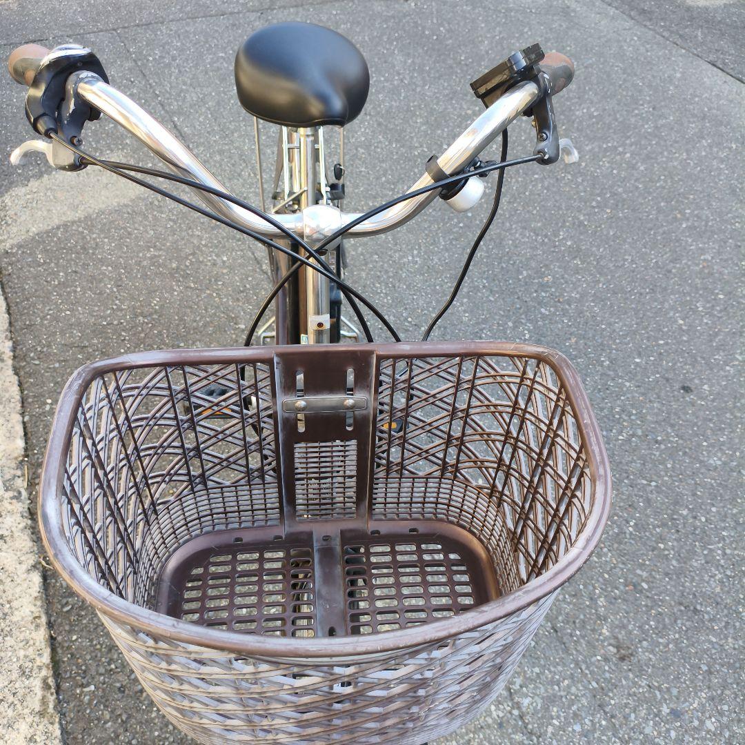 パナソニック電動アシスト自転車 シティタイプ 前カゴ付き